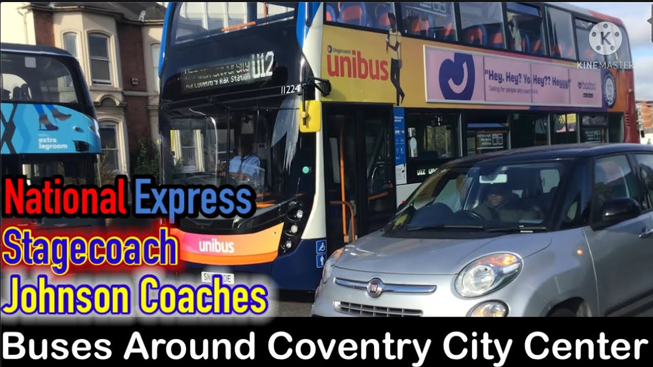 Buses Around Coventry City Center | 25/10/21