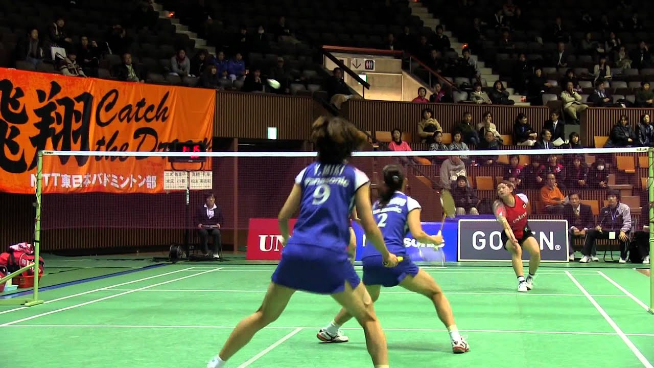 Badminton 髙橋/松友 × 三木/米元　全日本総合2011-1209