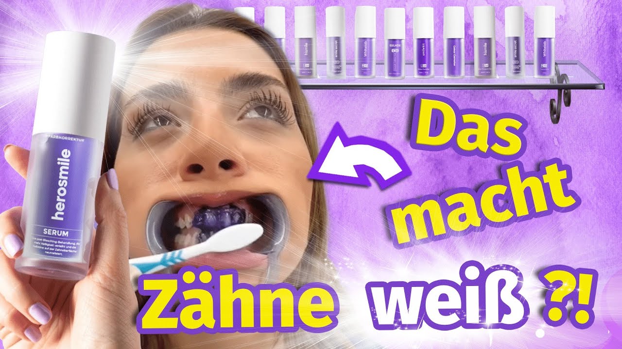 Lila Zahnpasta für das perfekte Lächeln? 🦷 Wir checken, was sie wirklich kann!