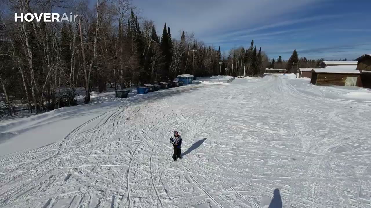 Bird’s eye view of the Falcon Lake staging area 