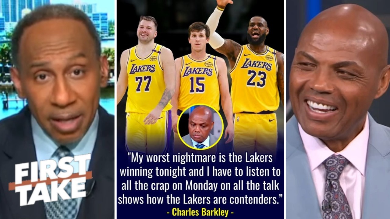 FIRST TAKE| Lakers are legit contender - Stephen A. Smith roast Chuck after Luka-Austin's nightmare