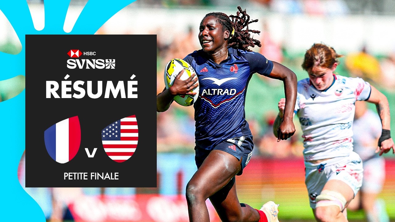 Les Bleues visent le Bronze 🥉 | France vs USA | HSBC SVNS Perth