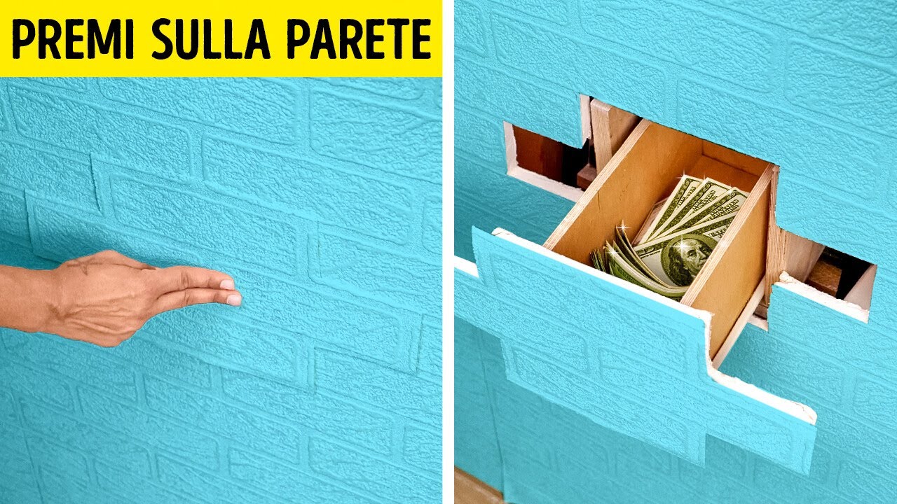 MODI INTELLIGENTI PER NASCONDERE SOLDI E GIOIELLI || TRUCCHI UTILI PER CASA