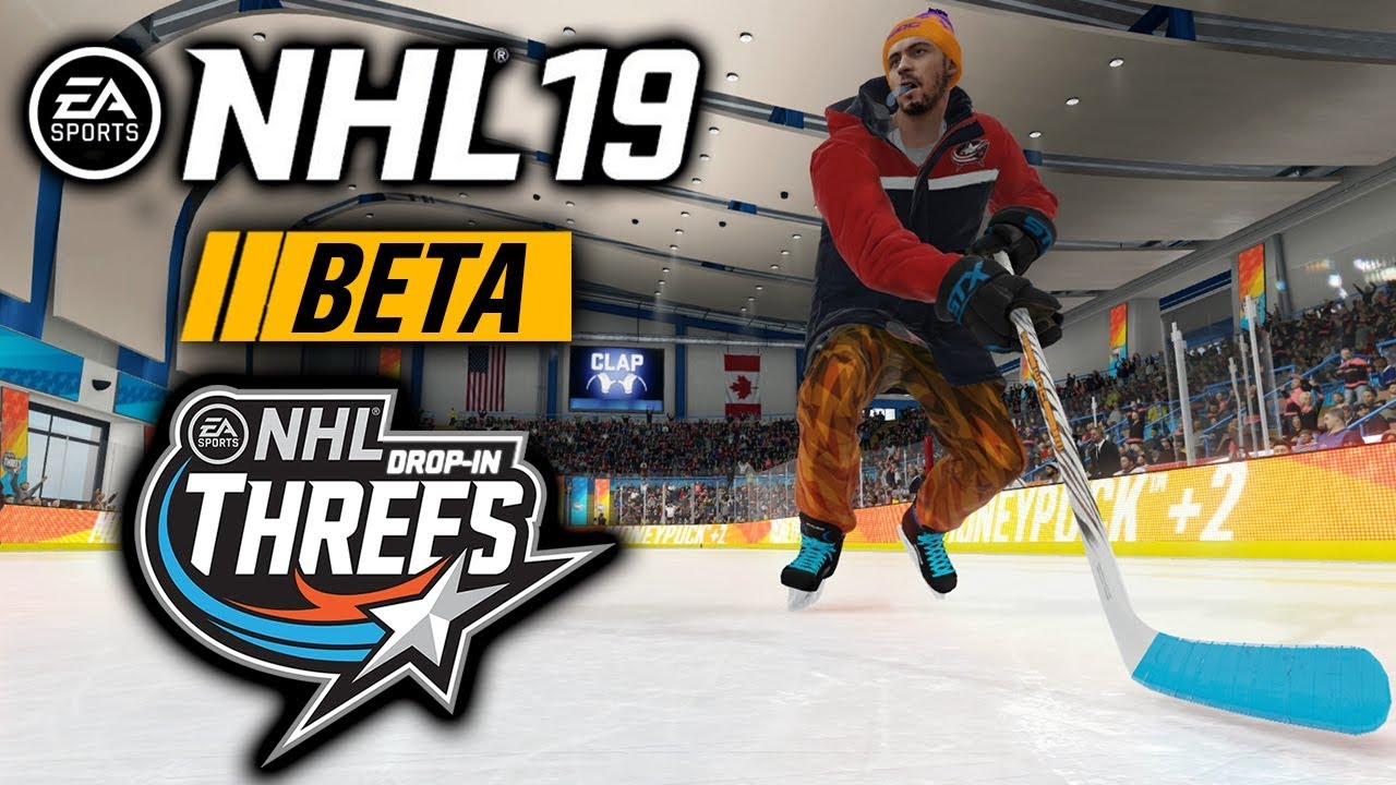 NHL 19 Drop-In THREES Gameplay | HAT-TRICK IN OUR FIRST GAME