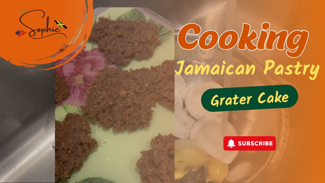 How to Make Authentic Jamaican Pastry - Grater Cake | Easy to Prepare Traditional Coconut Pastry