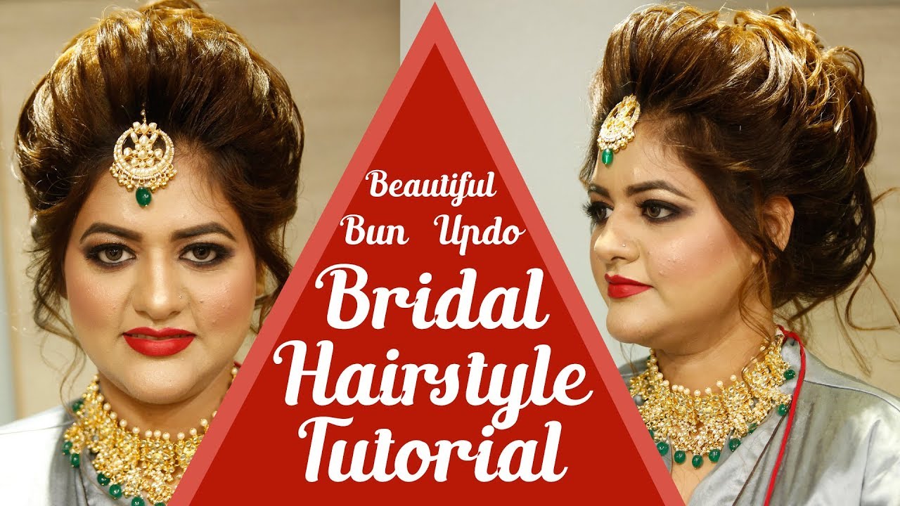 Bridal Hairstyle Tutorial For Long Hair | Bridal Makeup Tutorials | Makeup DIYs | Krushhh By Konica