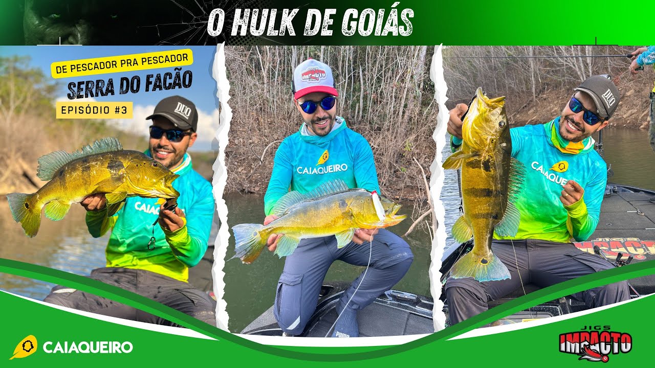 O HULK DE GOIÁS! Tucunarés Insanos na Serra do Facão | De Pescador pra Pescador #3 #caiaqueiro