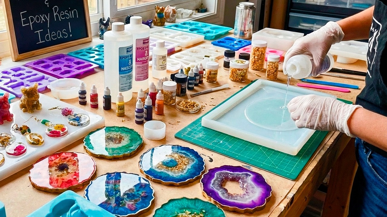 Epoxy Resin + Silicone Mold = Festive Mood!