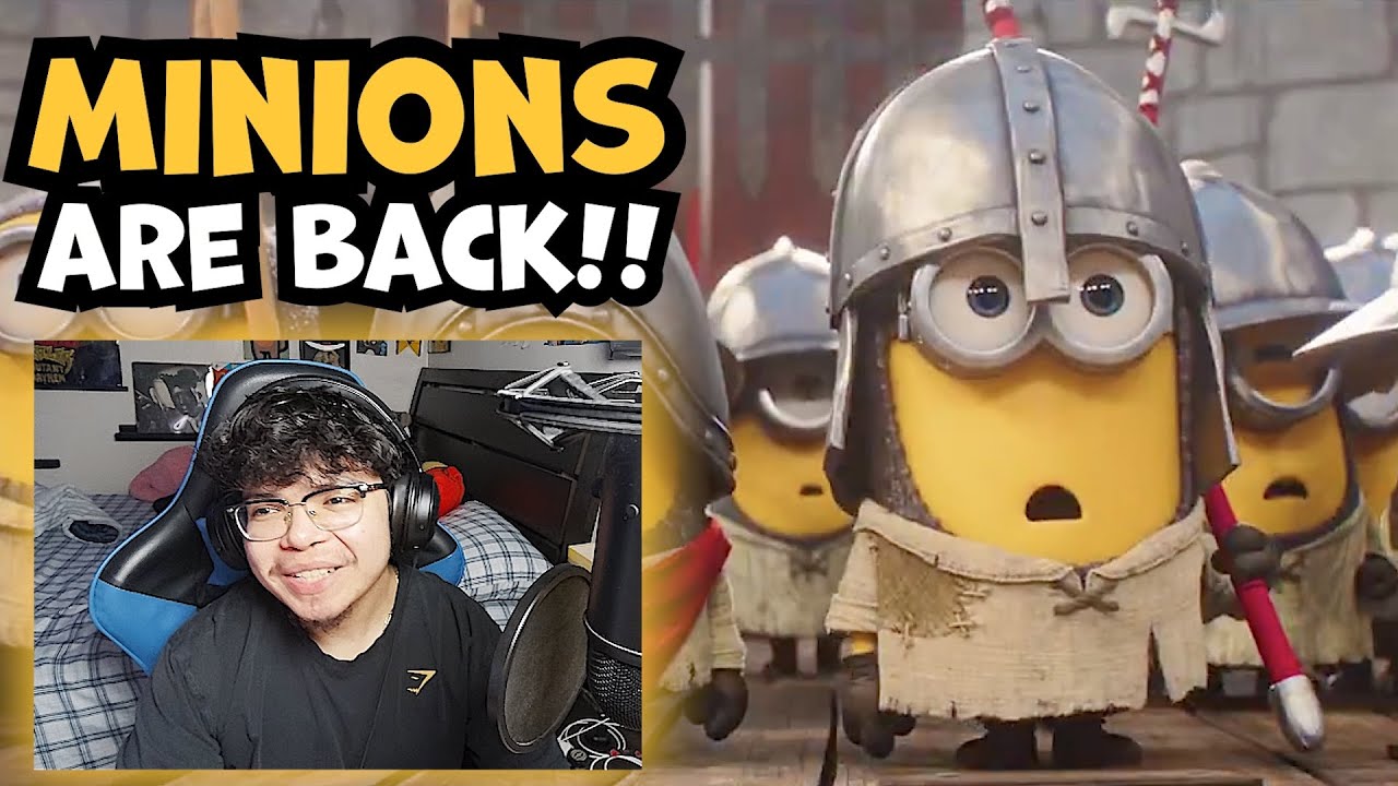 THE MINIONS ARE BACK!! | repollín reacts to Minions & Monsters | Official Trailer (REACTION!!)