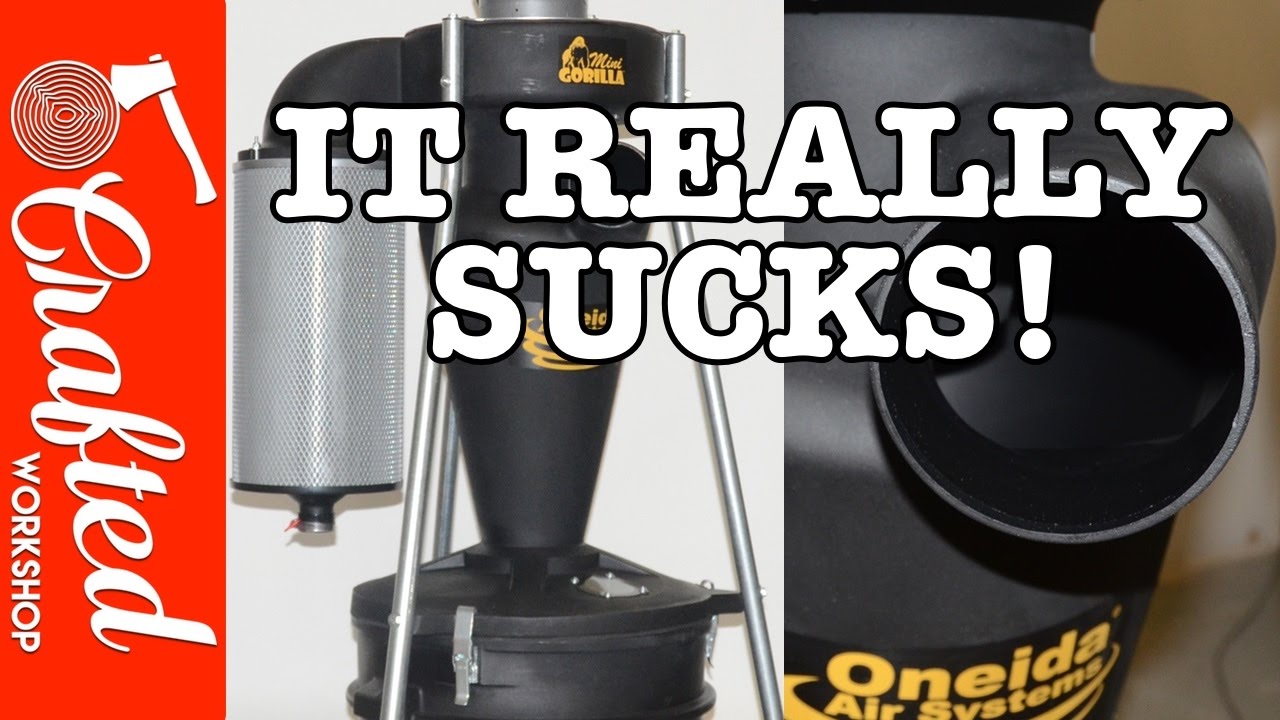 Oneida Air Molded Mini Gorilla Dust Collector Review | Crafted Workshop