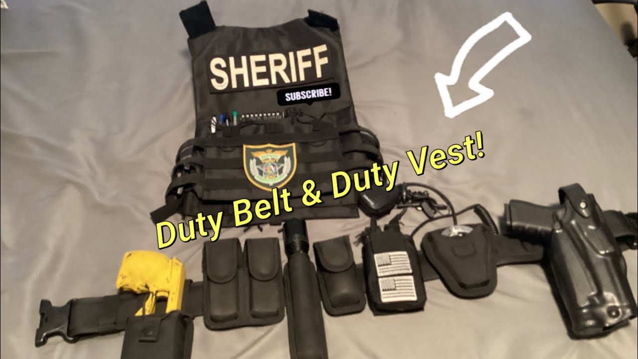 My Duty Belt & Duty Vest setup! Showing
