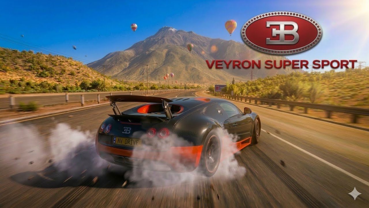 Bugatti Veyron Super Sport (2011) 1500Hp/1750Nm - Forza Horizon 5 /Ps5