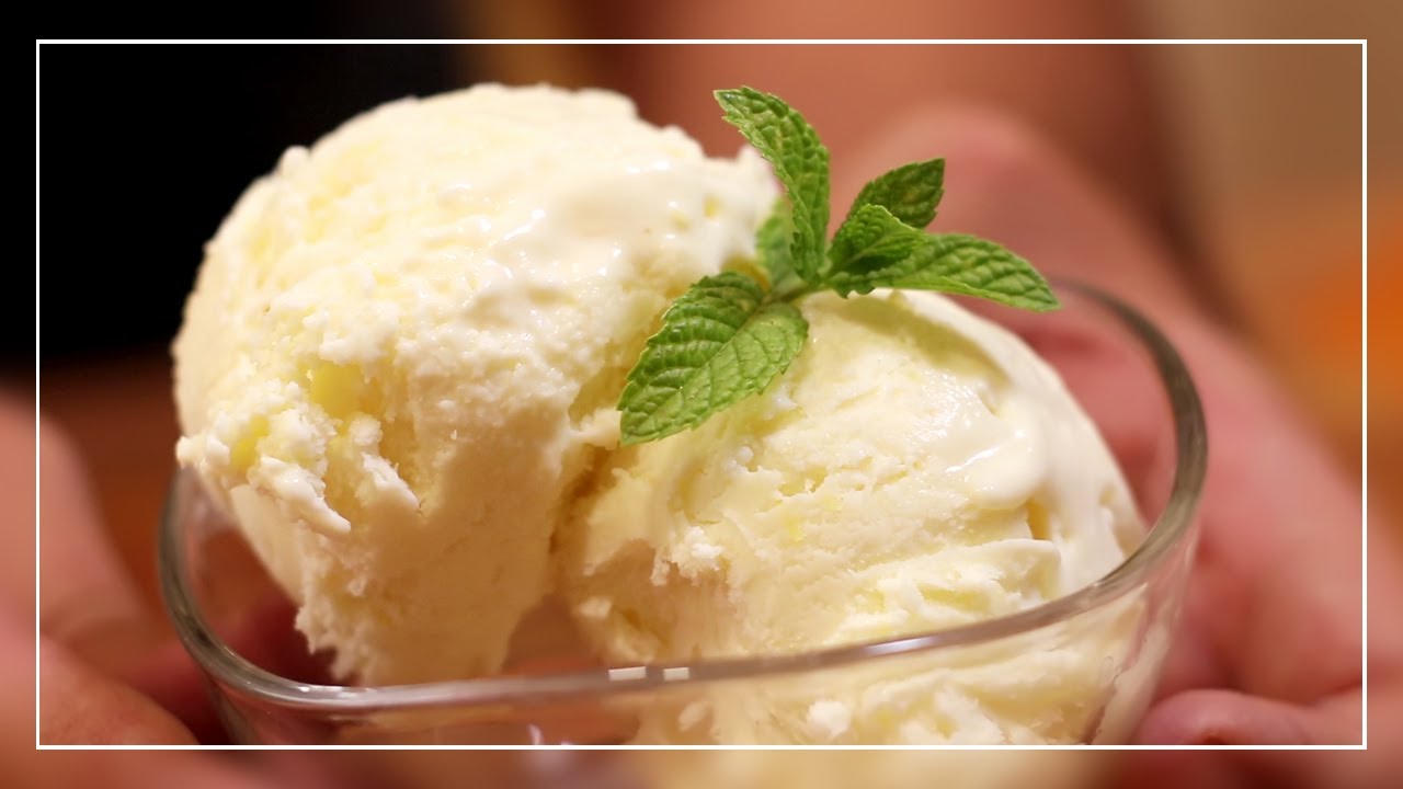 HELADO de LIM&Oacute;N F&aacute;cil y Delicioso | 3 Ingredientes y SIN m&aacute;quina