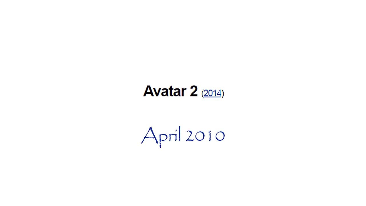 The Evolution of AVATAR 2's Release Date