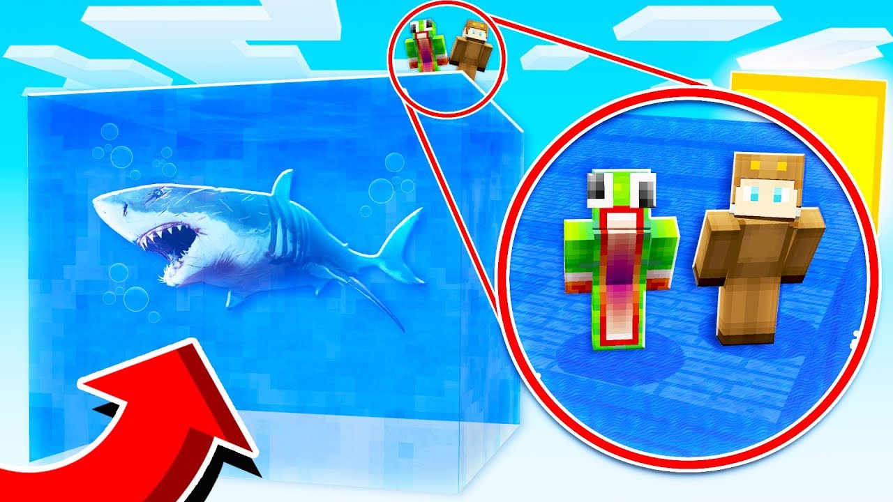 SURVIVING ON A GIANT WATER BLOCK IN MINECRAFT! WITH UnspeakableGaming
