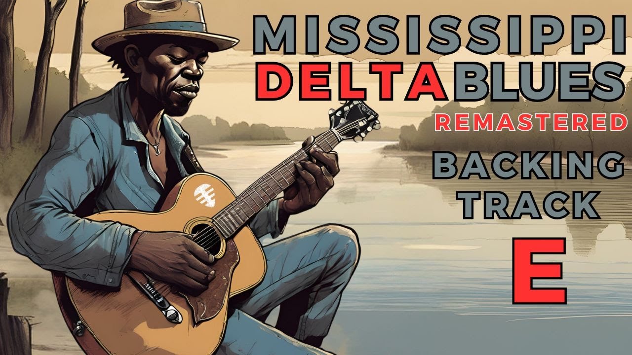 [REMASTERED] MISSISSIPPI DELTA BLUES backing track in E - BPM 71