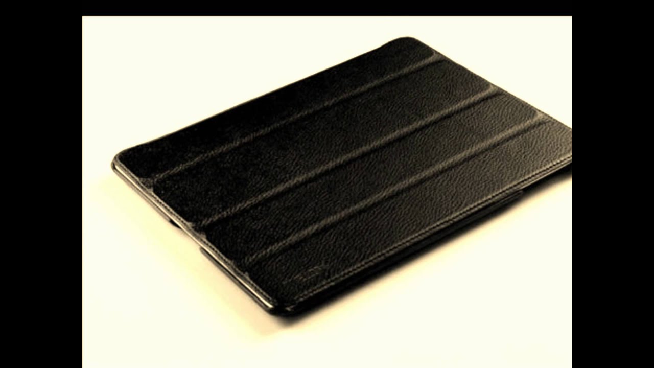 iPad 3 cover INVELLOP BLACK Leatherette Smart Cover case