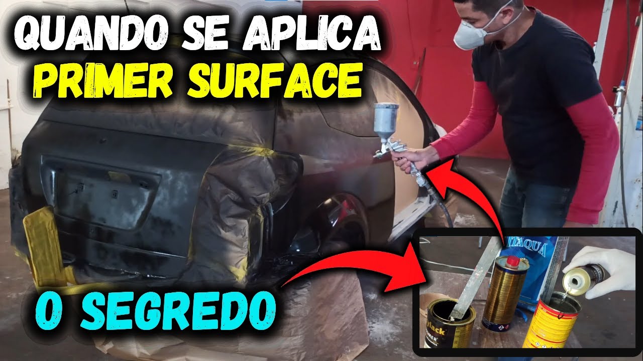 COMO e Quando Aplicar 👉 PRIMER SurFace no carro pronto para pintar | TUDO sobre PRIMER SURFACE...