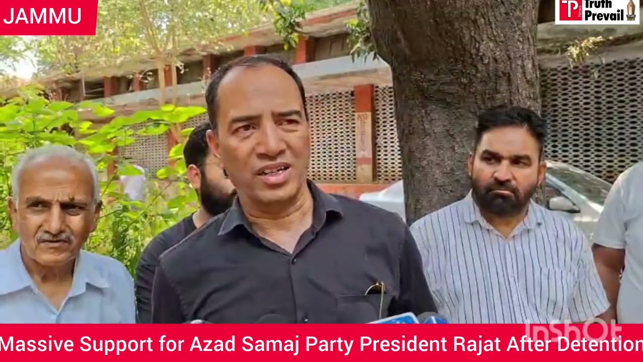 Massive Support for Azad Samaj Party President Rajat After Detention