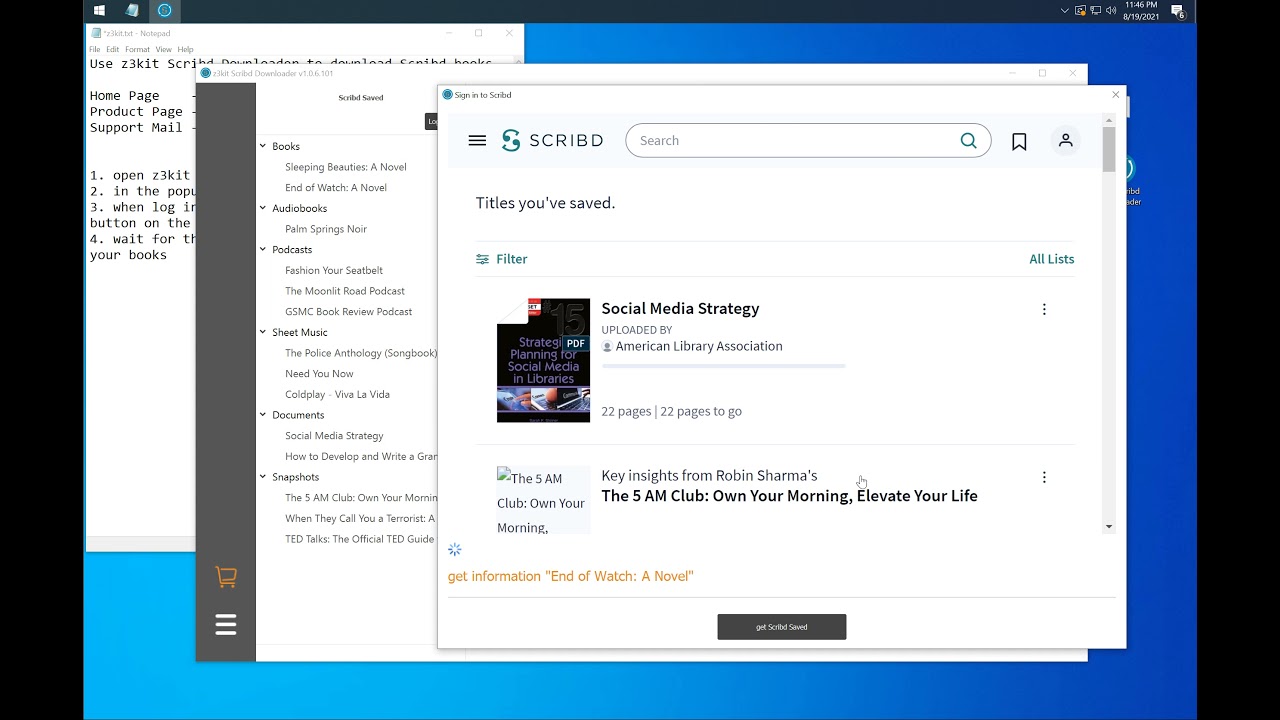 Use z3kit Scribd Downloader to download Scribd.com contents.https://z3kit.com/scribd/