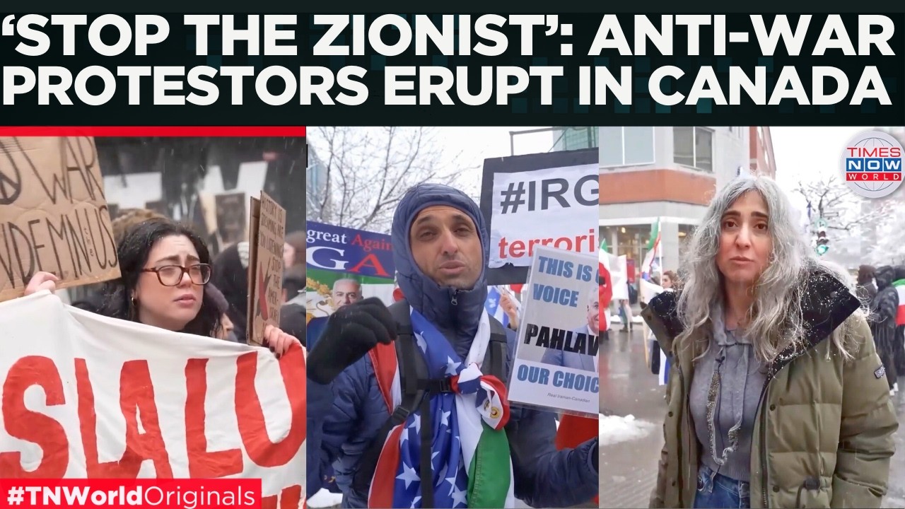 WATCH:'They&rsquo;re killing little girls,' Iranian Protesters in Canada Warn Trump Over Strikes in Tehran