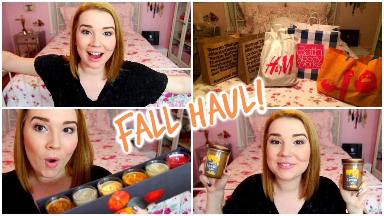 FALL HAUL! B&BW Candles, H&M, Free People, Urban & American Apparel | Lindsey Hughes