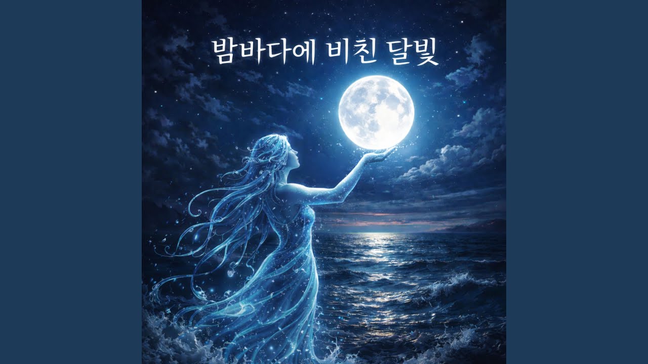 밤바다에 비친 달빛