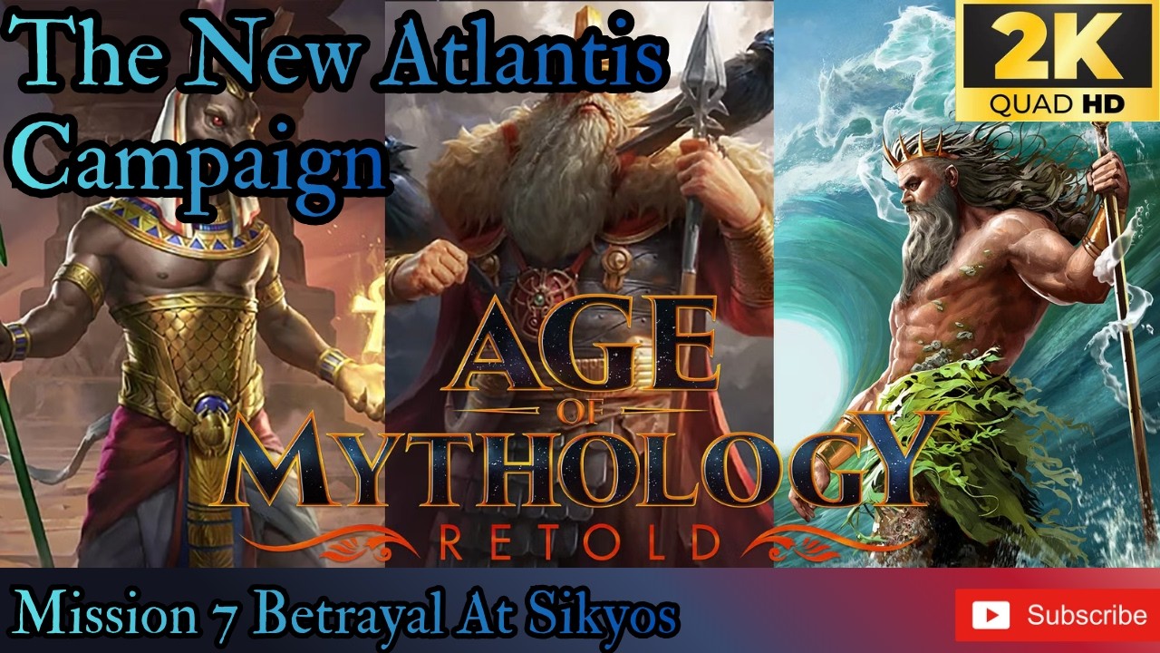 Age Of Mythology Retold The New Atlantis Mission 7 Betrayal At Sikyos (UHD)