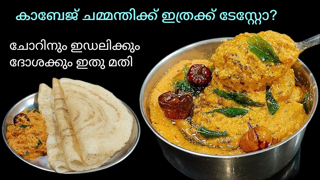 ✅വിശ്വസിക്കില്ല കാബേജ് ആണെന്ന് എല്ലാത്തതിനും ഇതുമതി /Chutney recipe malayalam@lemon_and_chilli