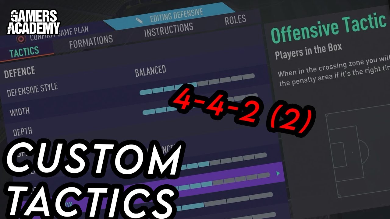 4-4-2 (2) ELITE META CUSTOM TACTICS + PLAYER INSTRUCTIONS 🔥 - FIFA21 ULTIMATE TEAM
