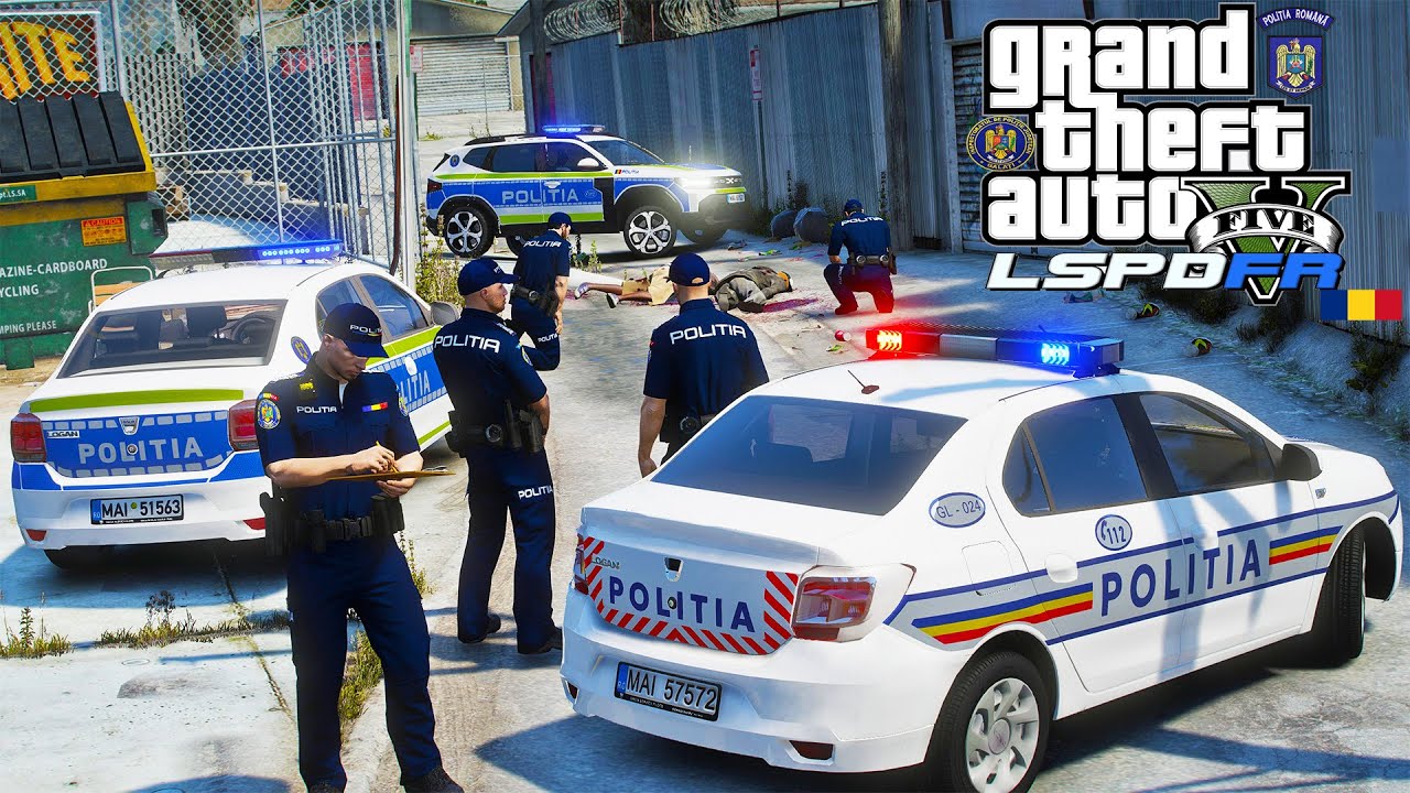 TALHARIE CU FOCURI DE ARMA IN CARTIERUL RAU FAMAT - GTA 5 - POLITIA OP - LSPDFR