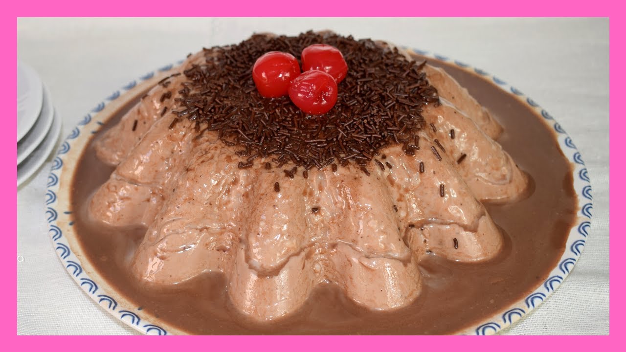 POSTRE de MAIZENA y CHOCOLATE&nbsp;⭐ con 3 Ingredientes &iexcl;SIN HORNO ni huevo!