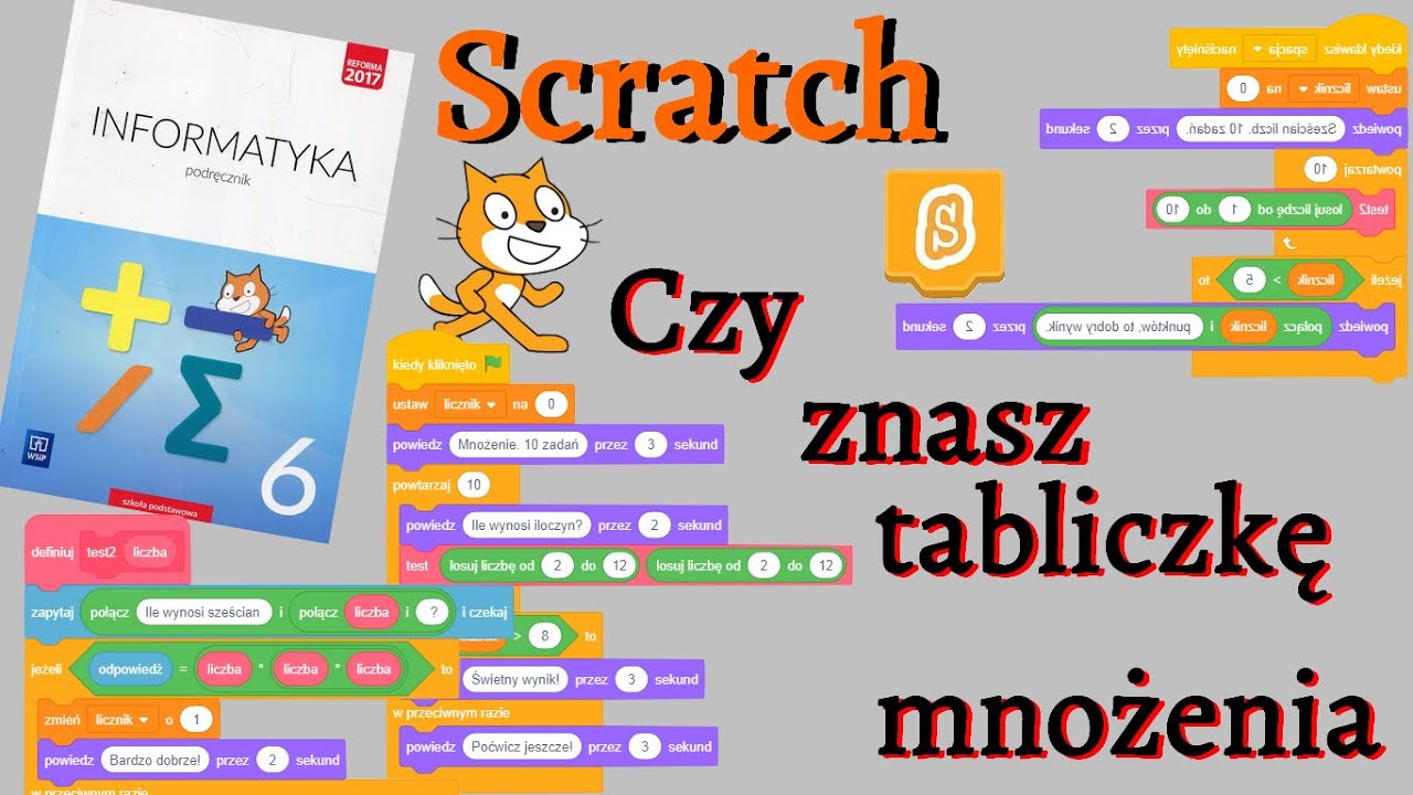 Scratch - Czy znasz tabliczkę mnożenia?