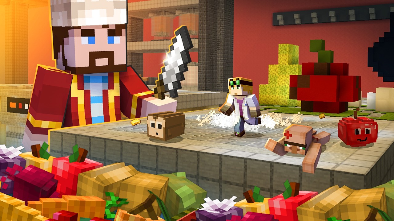 Can we survive the Chopping Block in this Minecraft Death Run?