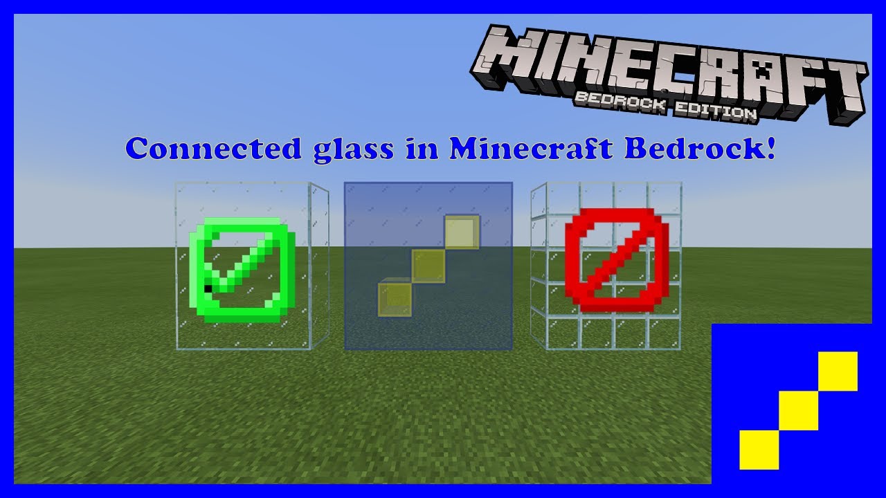 The BEST connected glass addon in Minecraft Bedrock Edition! | MCBE Addon showcase ep 2