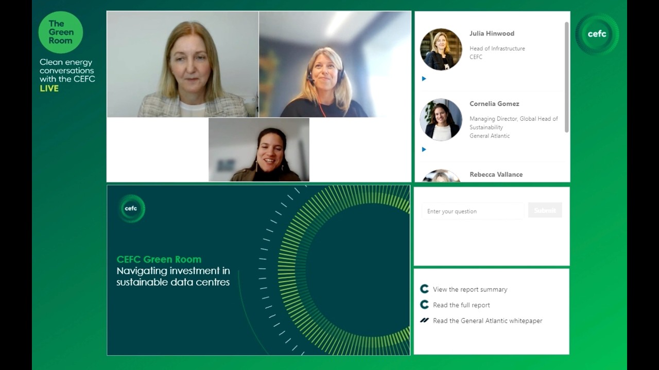 The Green Room: Navigating investment in sustainable data centres
