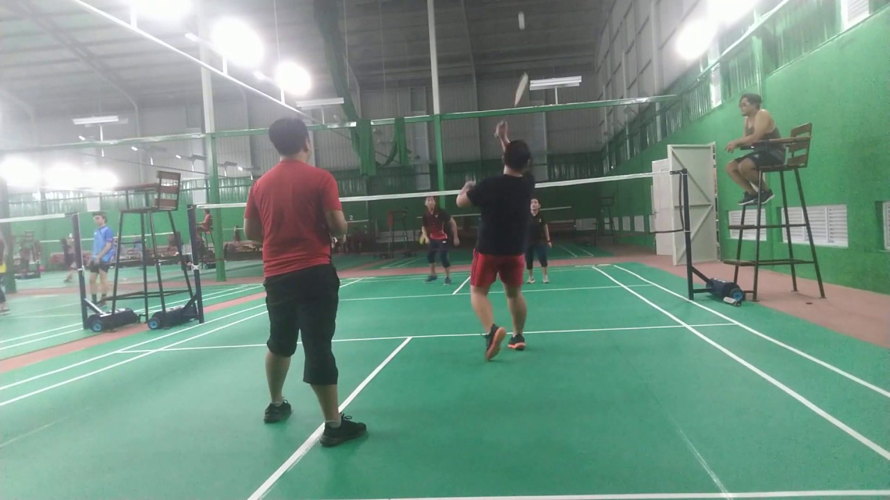 Beffy & Aby VS Uway & Mamat (Match 1- Badminton)