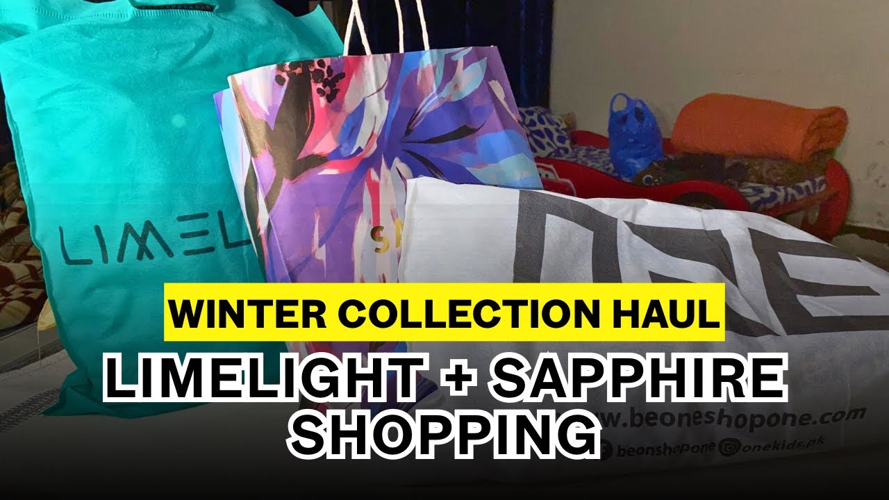 Winter Collection Haul 2025 | Limelight + Sapphire Shopping | Khaddar and Linen Dresses Review