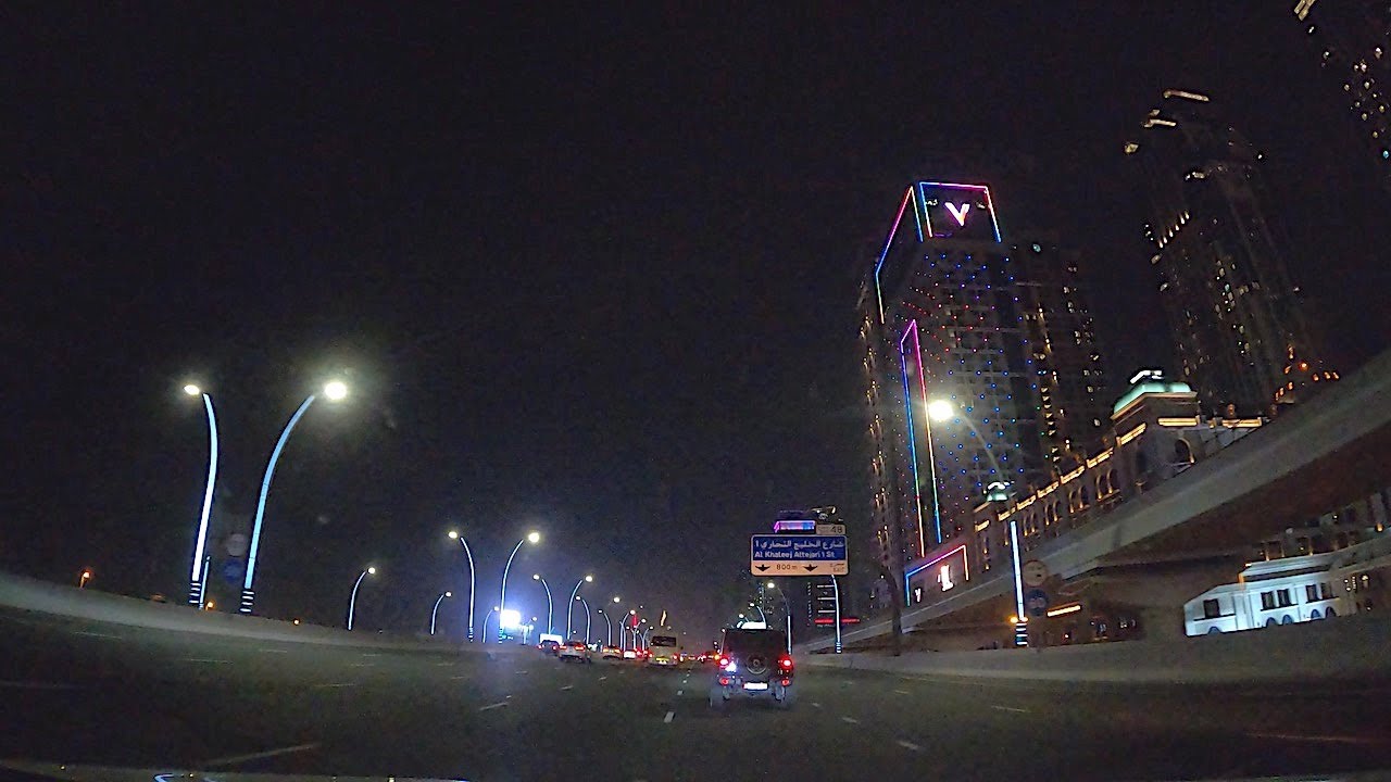 Dubai Highway E11 | 4K | Open Road Driving