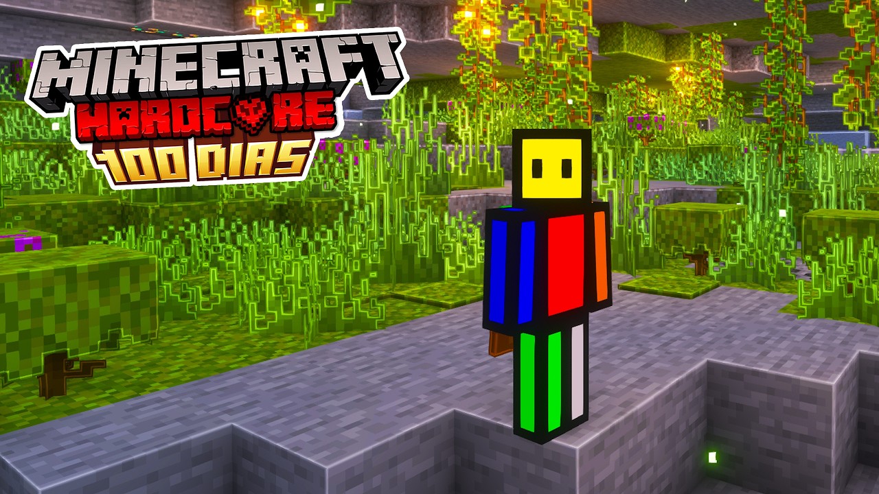 Sobreviví 100 Días en un Mundo de CUEVAS en Minecraft Hardcore
