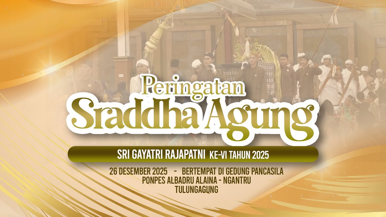 Peringatan Śrāddha Agung Sri Gayatri Rajaptni ke VI tahun 2025