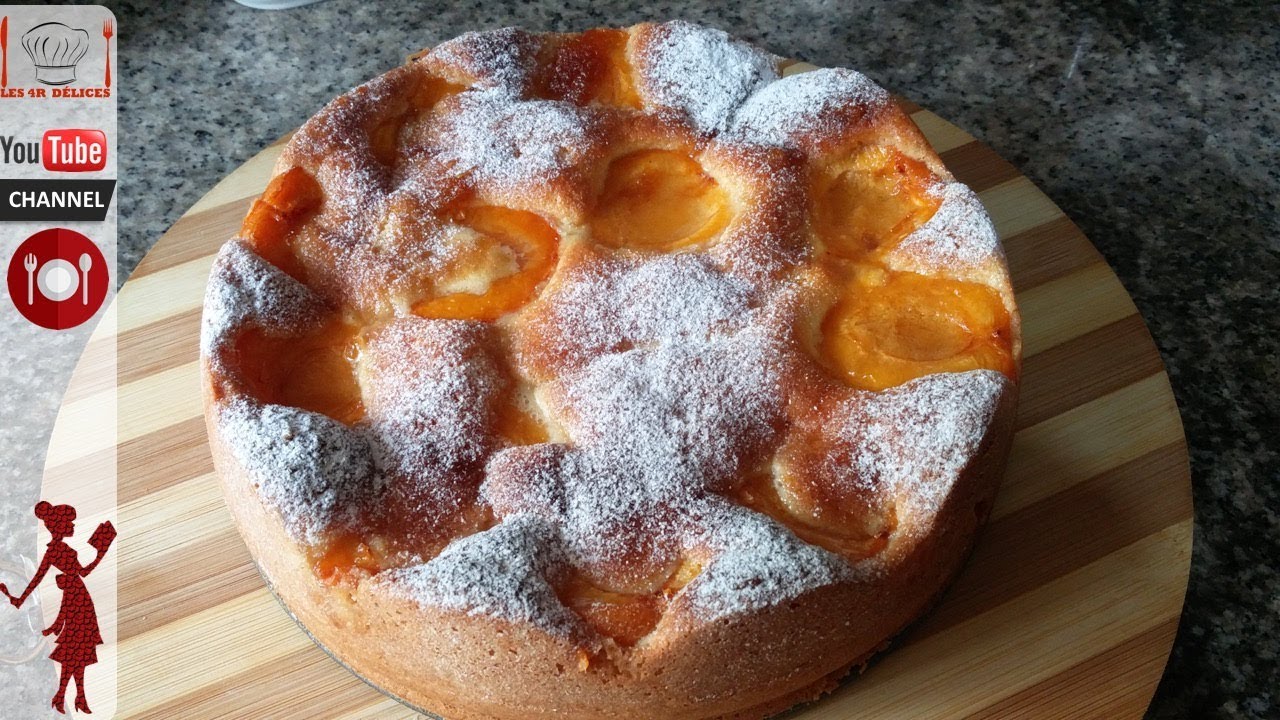Gâteau moelleux aux abricots Hyper Bon ✌️😍👍 كيكة المشمش الطبيعية سهلة التحضير ولذيذة جدا