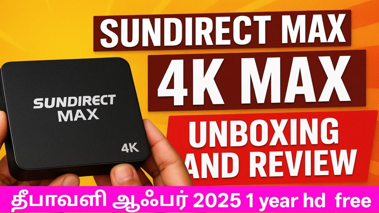 Sundirect max 4k box diwali festival offer 2025