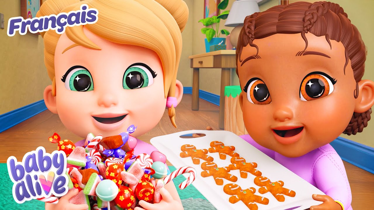 Pain D'Épice 🫚🍞🎄 Vidéos pour bébés | Baby Alive Français ⭐️ Dessin Animé Pour Bébé