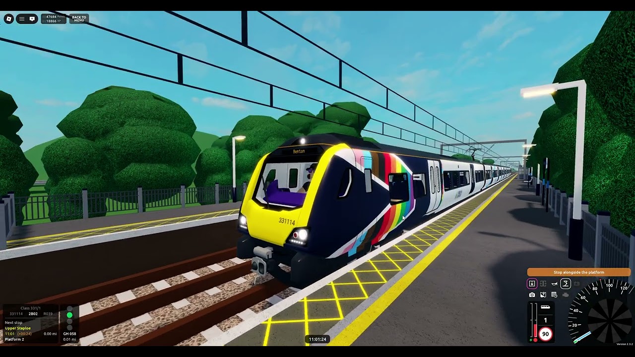Roblox SCR v2.3.2 R039 Leighton City➡️Benton (Class 331/1)