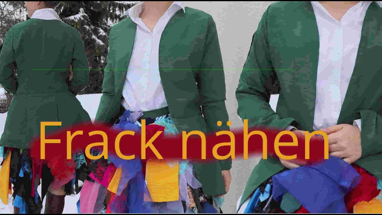 Frack nähen ohne Schnittmuster | Kostüm Tutorial | historisch inspiriert