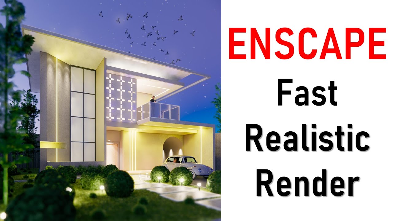 Enscape Exterior Rendering Tutorial For Beginners