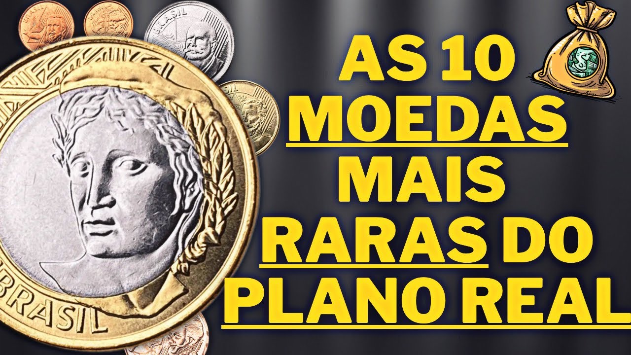 CONHEÇA O TOP 10 MOEDAS MAIS RARAS E VALIOSAS DO PLANO REAL