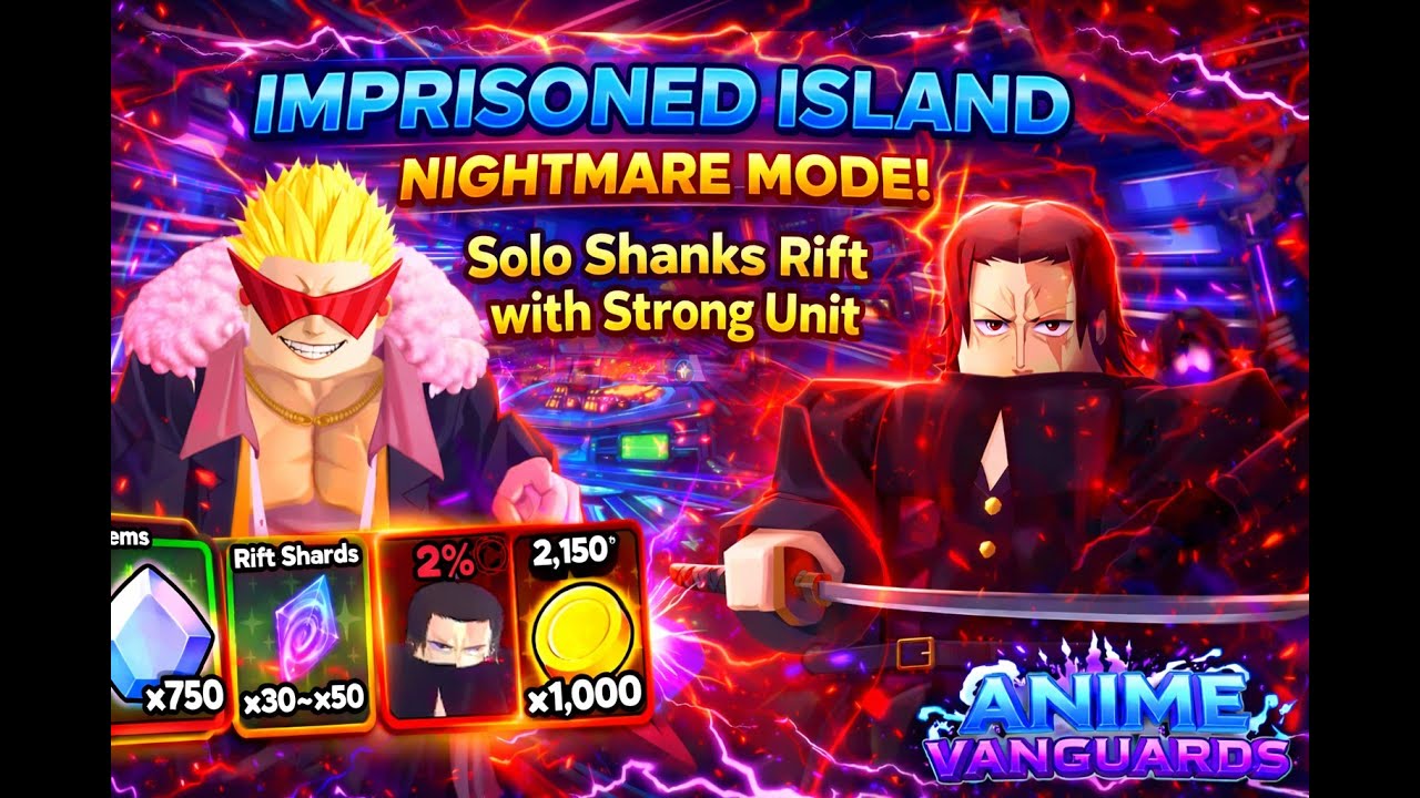 Solo Rift Shanks With Strong Unit Meta!!!- Anime Vanguard
