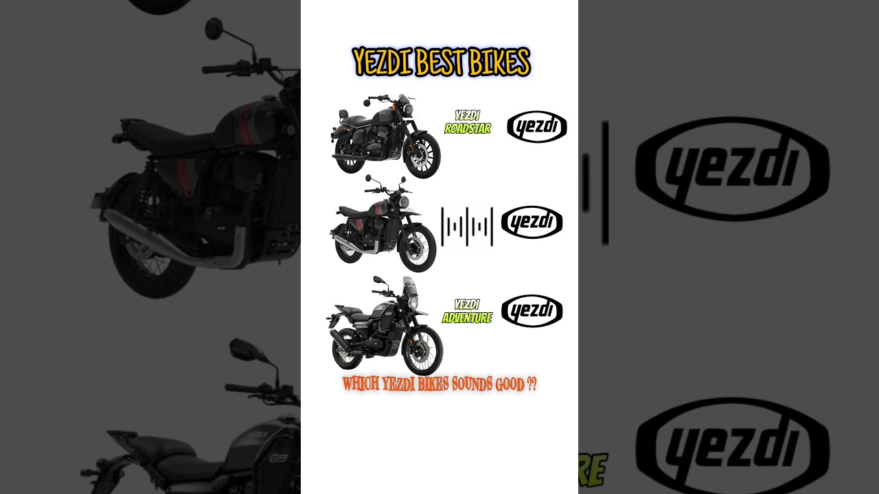 Yezdi All Bikes Exhaust Sounds Comparison 📢🔥 